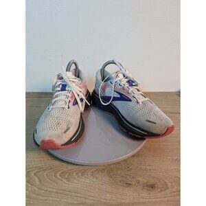 Brooks Ghost 14 Womens sz 7 B Running Shoes White Sneakers Gym Walking Athletic